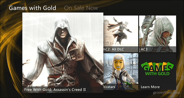 „Xbox Live Gold Assassin's Creed II“