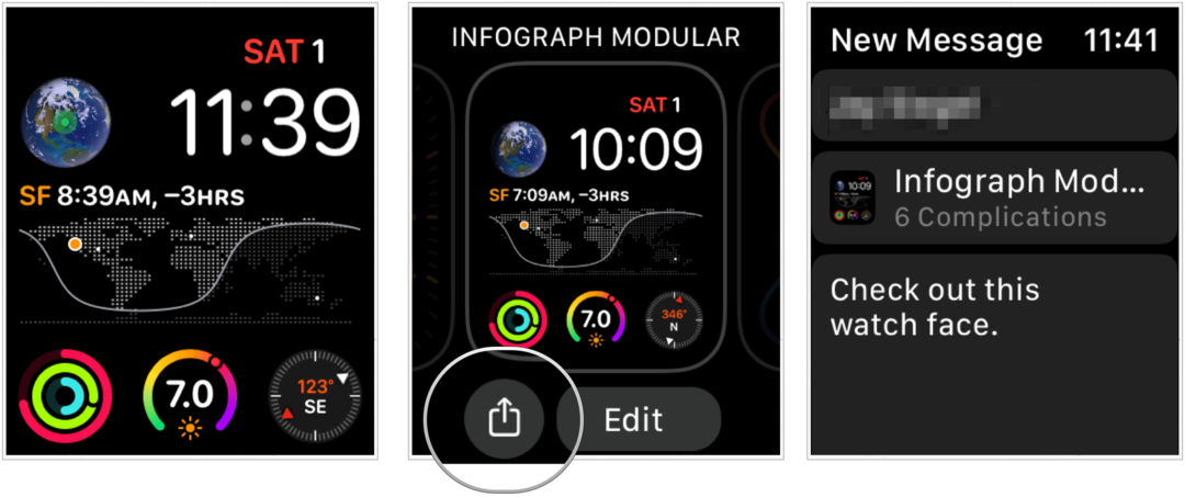 Kaip sukurti ir bendrinti „Apple Watch“ veidus „iOS 14“ ir „watchOS 7“