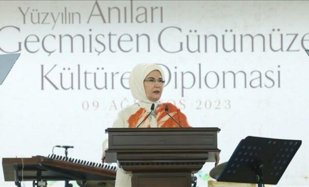 Emine Erdoğan prisijungė prie Kultūros diplomatijos programos: „Türkiye visada bus lauke“