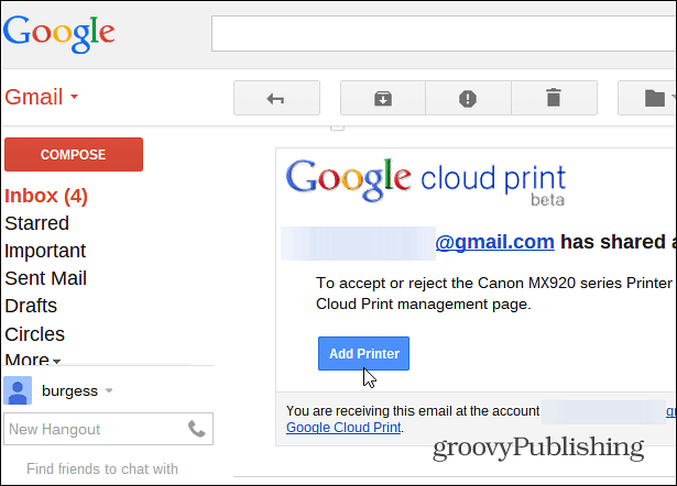Kaip bendrinti spausdintuvą naudojant „Google“ spausdinimą iš debesies
