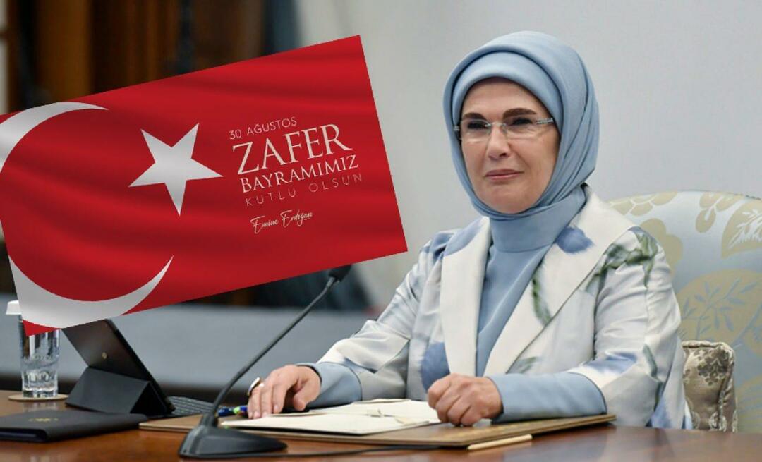 Rugpjūčio 30 d., pergalės diena, pasidalijo Emine Erdoğan: „Rugpjūčio 30 d. pergalė, turkų tautos...“