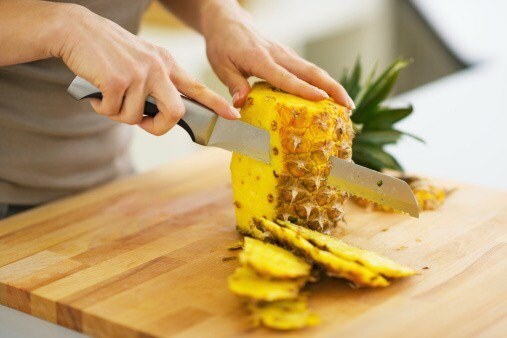 Vaisiai, šalinantys edemą iš organizmo: ananasai