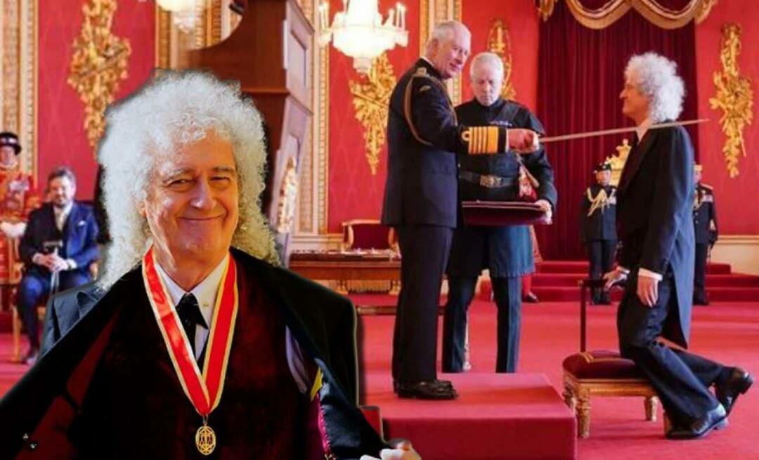 „Queen“ gitaristas Brianas May buvo pavadintas „Sir“! Anglijos karalius 3. Charlesas...