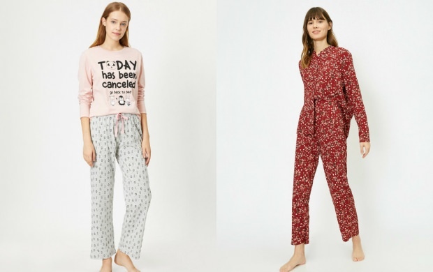 2020 m. Moteriška žiemos pižama nustato modelius ir kainas