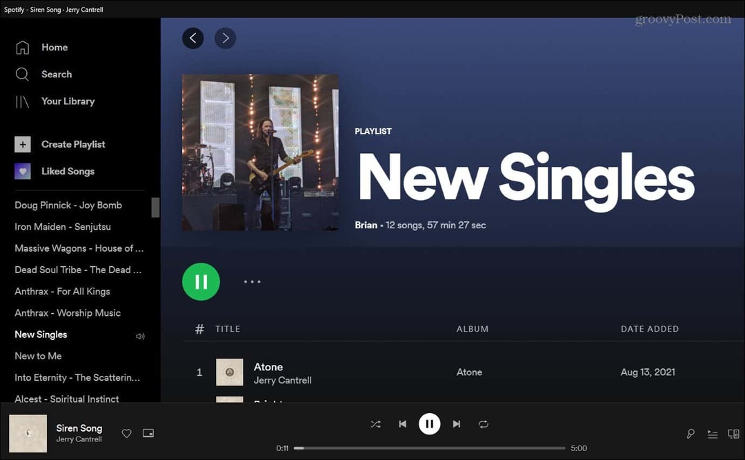 Kaip pakeisti „Spotify“ grojaraščio paveikslėlį