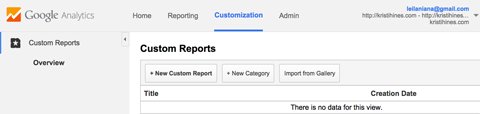tinkintos ataskaitos „Google Analytics“