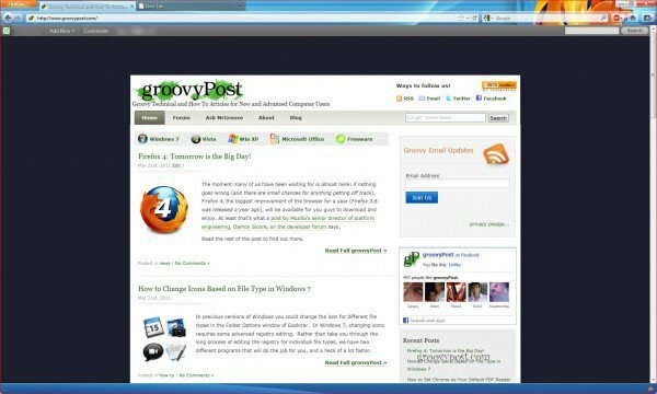 „Firefox 4“ nauja vartotojo sąsaja ir greitis