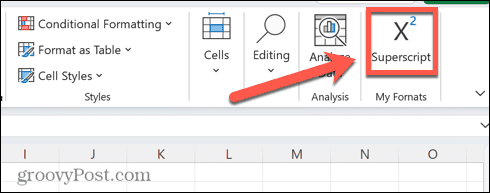 excel subscription mygtukas