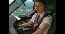 Turkijos moterų sėkmė visose srityse vėl pasirodė! Turkijos pilotė...