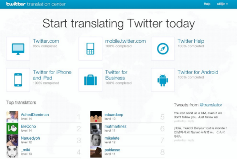 „twitter“ vertimo centras