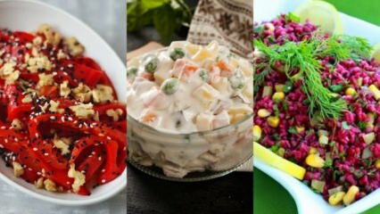 Skirtingi salotų receptai 