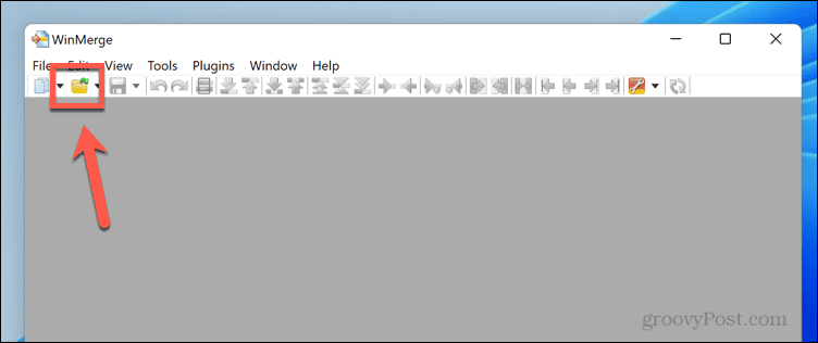 Windows 11 Winmerge atidaryti
