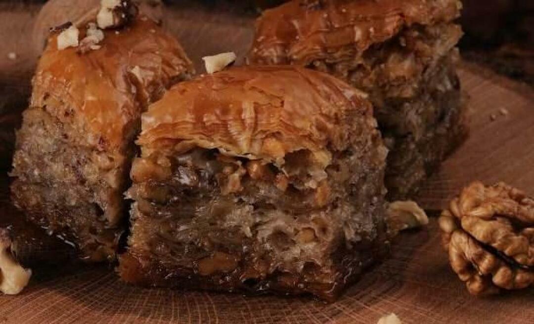 „Uşak Baklava“ buvo įregistruota geografine nuoroda!