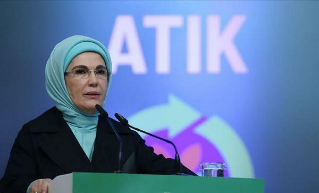 Emine Erdoğan pasveikino Hatay Green Nature moterų įmonių kooperatyvo nares