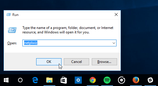 „Windows 10“ dialogo langas