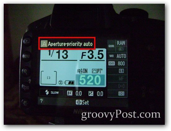 ekspozicijos apertūra prioritetinė fotoaparato sąranka vaizdai informacija