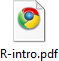 „Google Chrome“ pdf piktograma