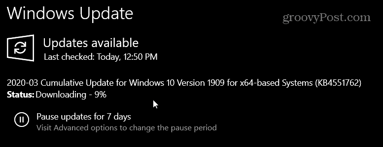 KB4451762 „Windows 10 1903“ ir „1909“