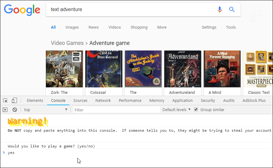 „Google“ teksto nuotykis