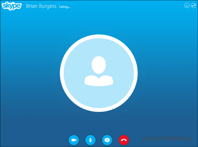 Skype HD Outlook įdiegė papildinių pokalbių langą