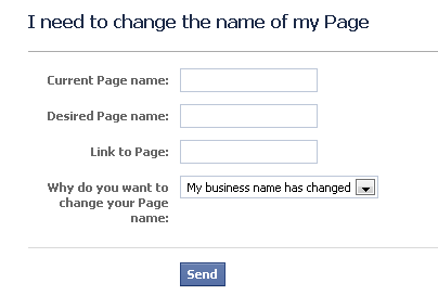 pakeisti savo puslapio pavadinimą