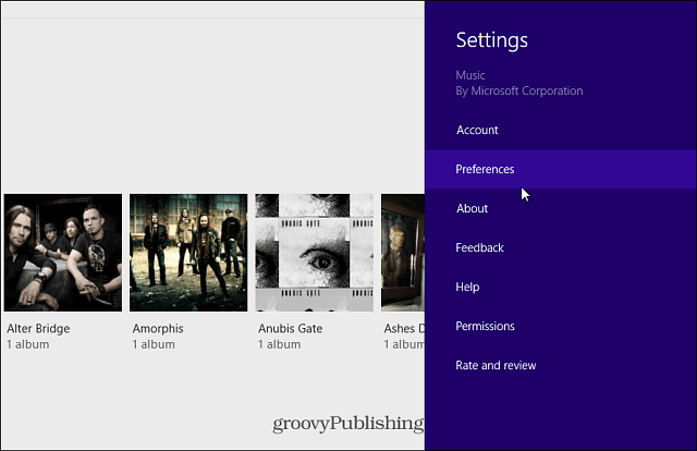 „Xbox Music“ pirmenybės