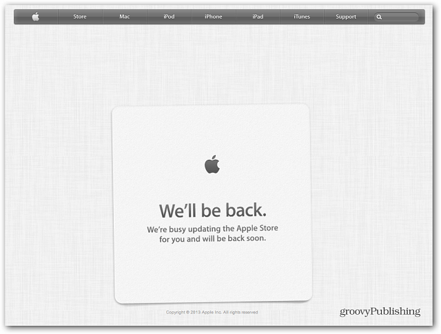 „Apple Store Down“