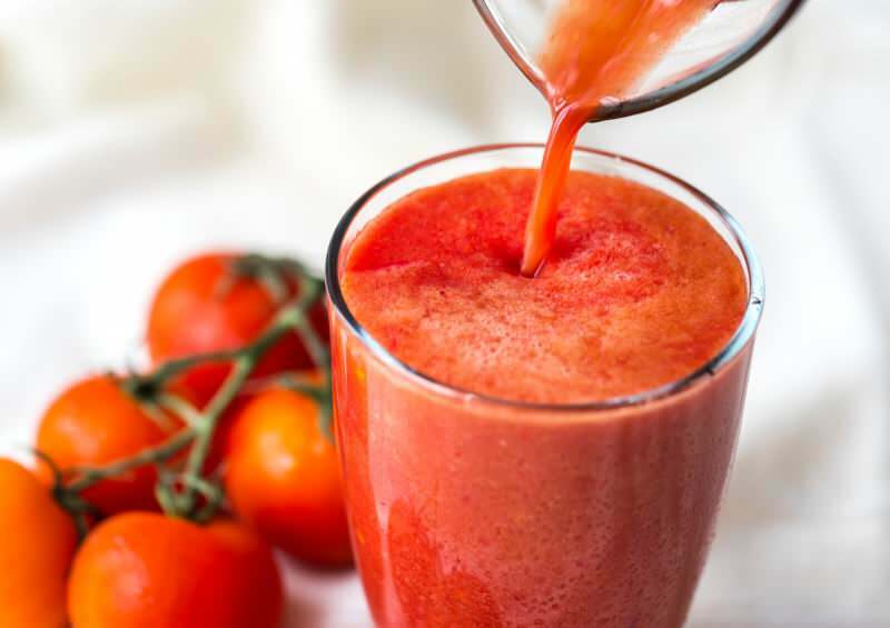stiklinė pomidorų sulčių išvalo uždegimą organizme