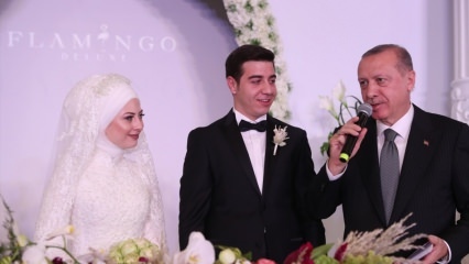 Prezidentas Erdoganas liudijo vestuves Kaiseryje