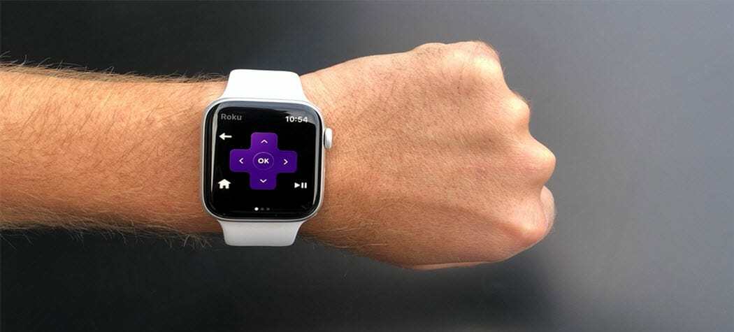 Kaip valdyti „Roku“ iš „Apple Watch“