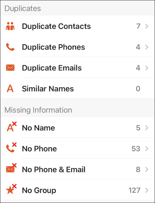 „Contacts Pro“ ištrina pasikartojančius kontaktus „iPhone“.