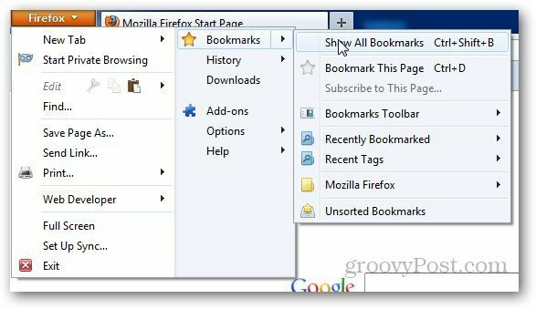 Kaip atkurti ištrintas žymes „Mozilla Firefox“