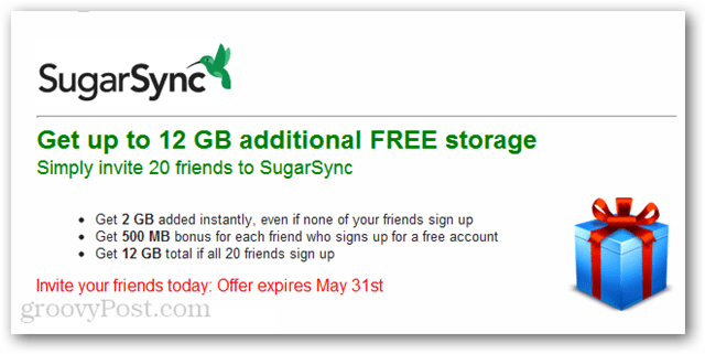 „SugarSync“: gaukite iki 12 GB laisvos vietos iki gegužės 31 d