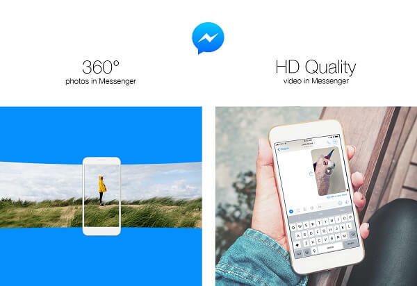 „Facebook“ pristatė galimybę siųsti 360 laipsnių nuotraukas ir dalytis aukštos raiškos kokybės vaizdo įrašais „Messenger“.