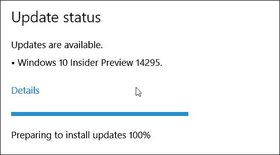 „Windows 10“ „Redstone 14295“