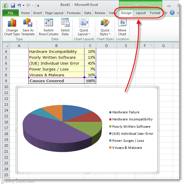 Kaip sudaryti lentelių lentelę „Microsoft Excel 2010“ ar „2007“
