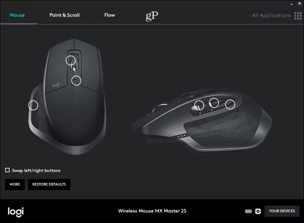 „Logitech Options“ programinė įranga