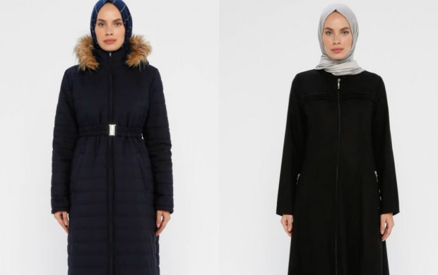 hidžabų paltų modeliai
