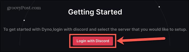 dynobot prisijungimas su discord