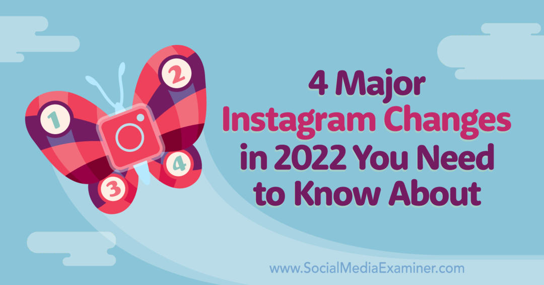 4 pagrindiniai „Instagram“ pokyčiai 2022 m., apie kuriuos reikia žinoti, pateikė Marly Broudie socialinėje žiniasklaidoje.