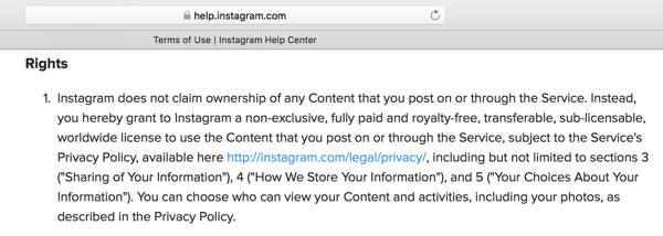 „Instagram“ naudojimo sąlygose aprašoma licencija, kurią suteikiate platformai savo turiniui.