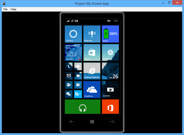 „Windows Phone 8.1“ leidžia projektuoti ekraną į asmeninį kompiuterį