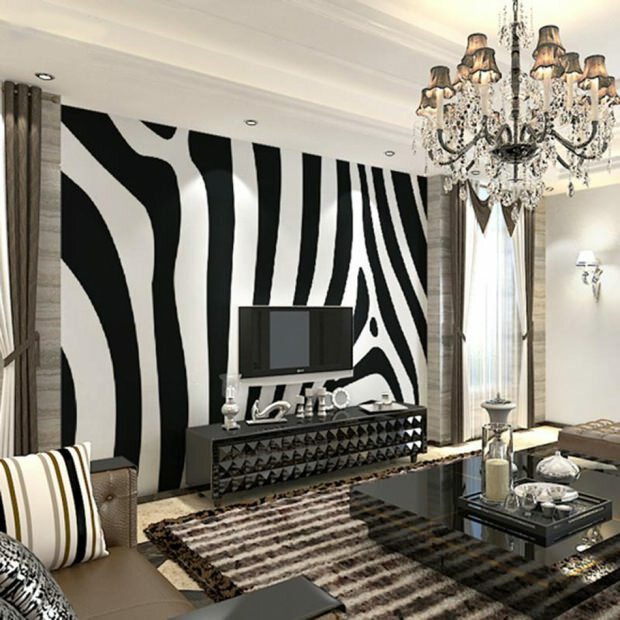 „Zebra“ mada dekoruojant namus