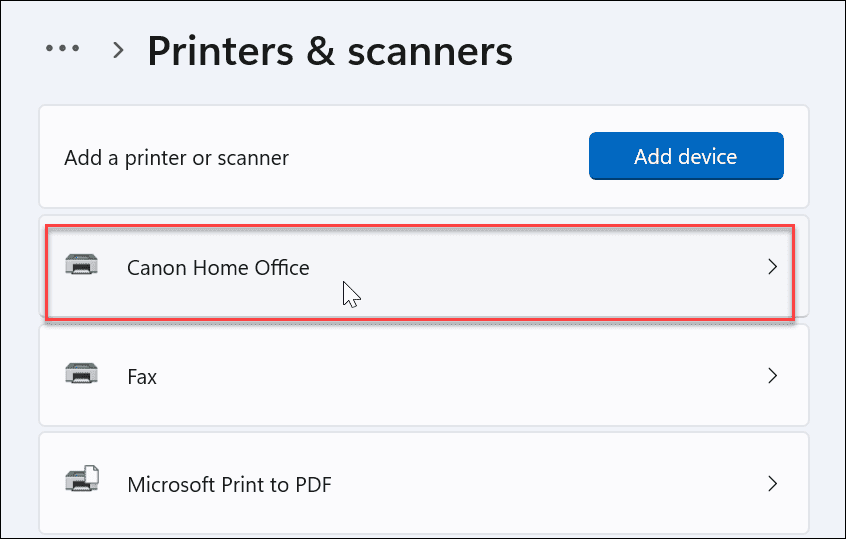 Raskite spausdintuvo modelį ir serijos numerį 