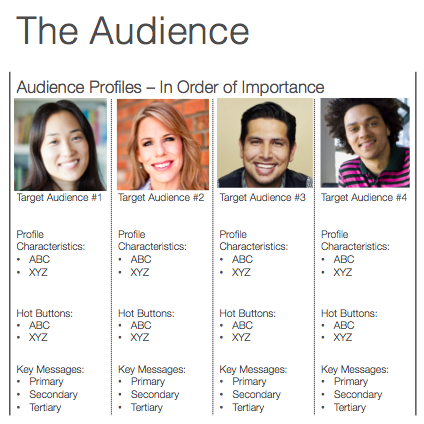 auditorijos profilio informacija