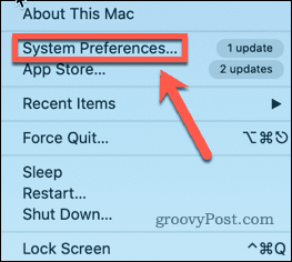„Mac“ sistemos nuostatos
