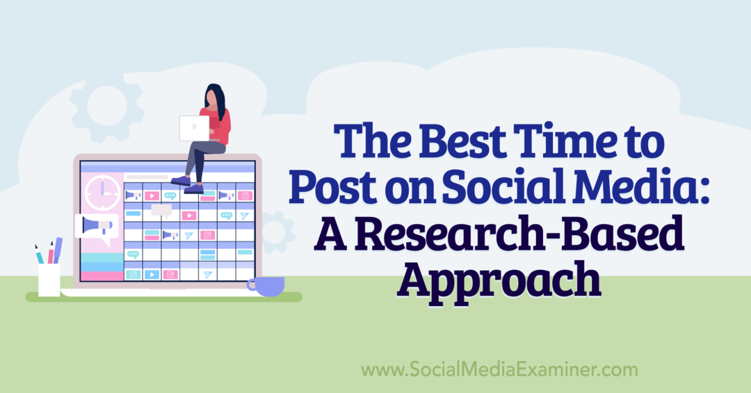 Geriausias laikas skelbti socialinėje žiniasklaidoje: moksliniais tyrimais pagrįstas metodas: socialinės žiniasklaidos ekspertas