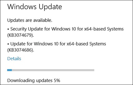 „Windows 10“ dar vienas naujas atnaujinimas (KB3074679) atnaujintas