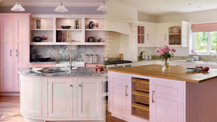 Šiuolaikinės rožinės virtuvės dekoravimo rekomendacijos