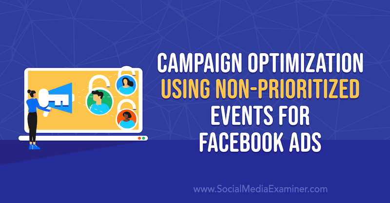 Kampanijos optimizavimas naudojant neprioritetinius „Facebook“ skelbimų įvykius, kuriuos atliko Anna Sonnenberg socialinės žiniasklaidos tikrintojuje.